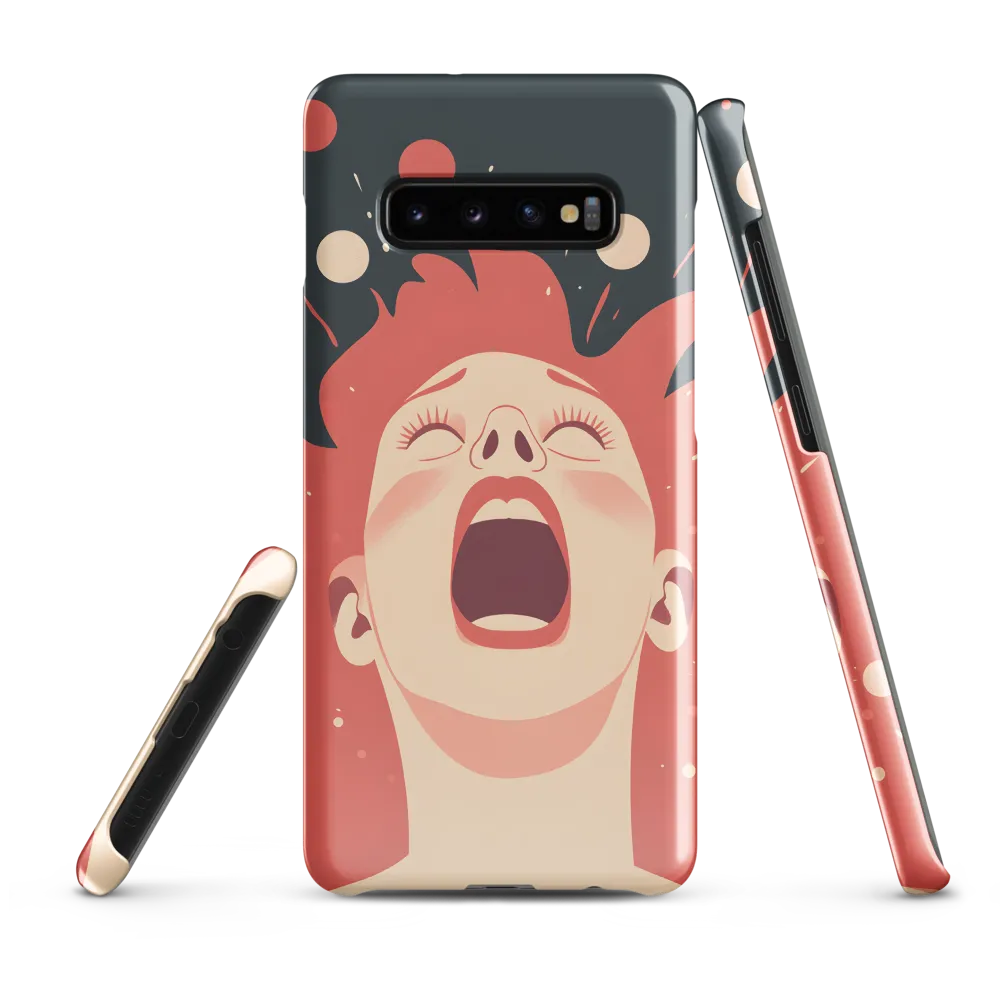 The Echo of Anguish | Phone Case |  S10 Plus | Snap Case | Glossy