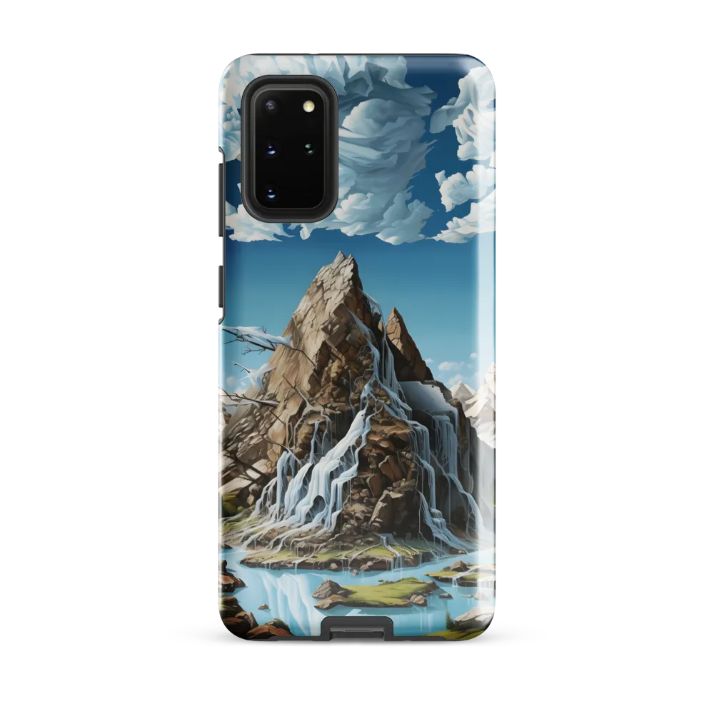 Majestic Cascade: A Mountain Masterpiece