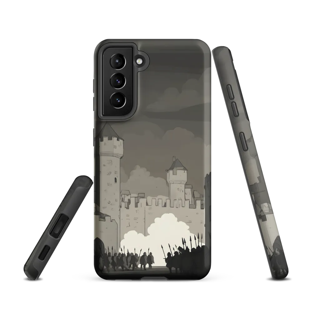 March of Valor: A Medieval Assembly | Phone Case |  S21 | Tough Case | Matte