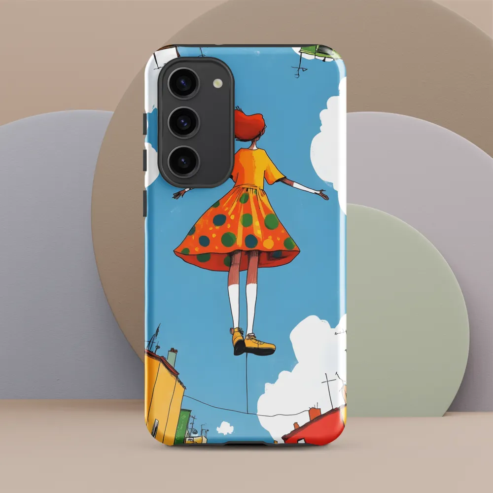 Floating Dreams in a Colorful Sky