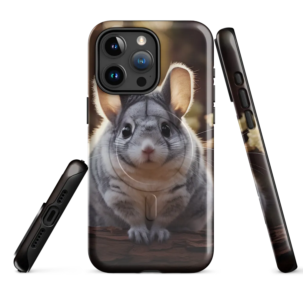 Curious Chinchilla in the Forest