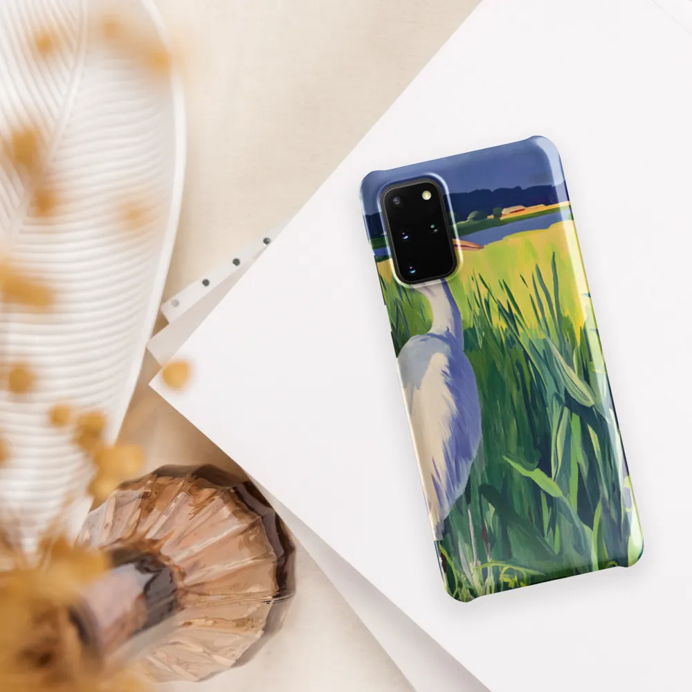 Graceful Presence: The Heron in the Meadow