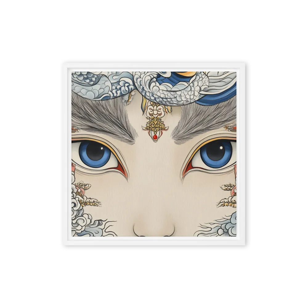 Guardian of Dreams | Canvas with White Frame | 16″×16″