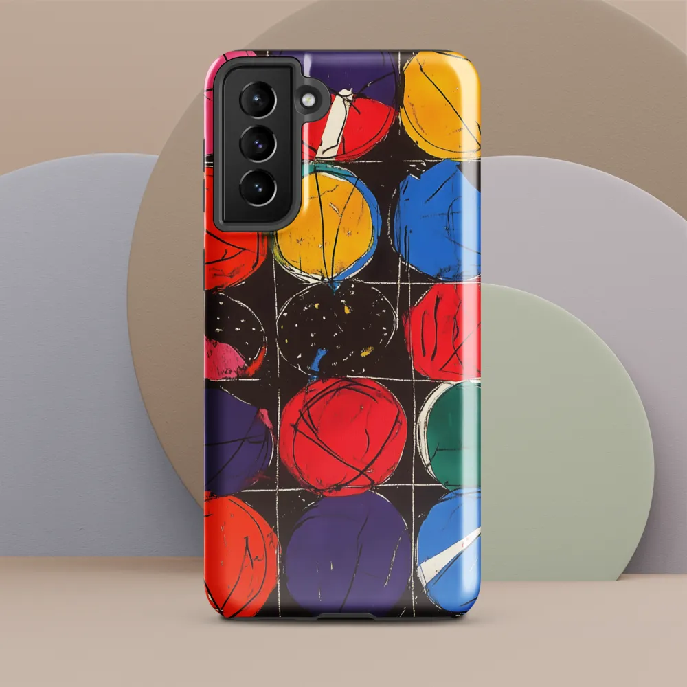 Colorful Circles in Abstract Harmony