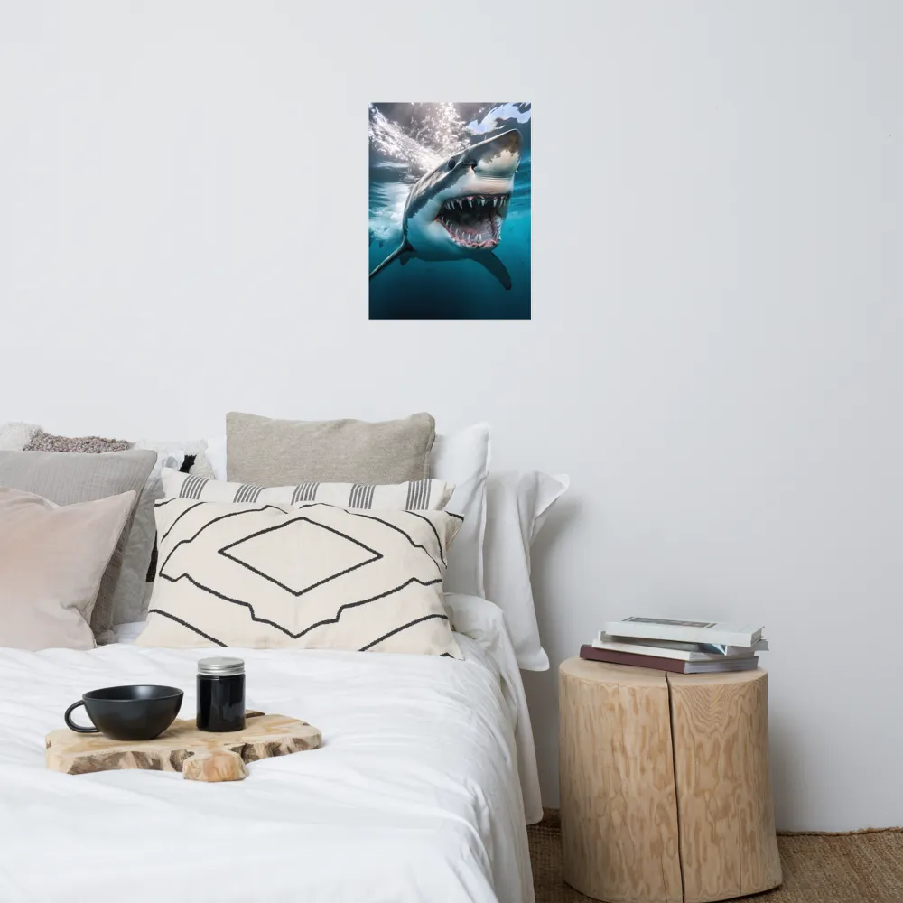 Majesty of the Ocean: The Great White Shark | Poster | 18″×24″