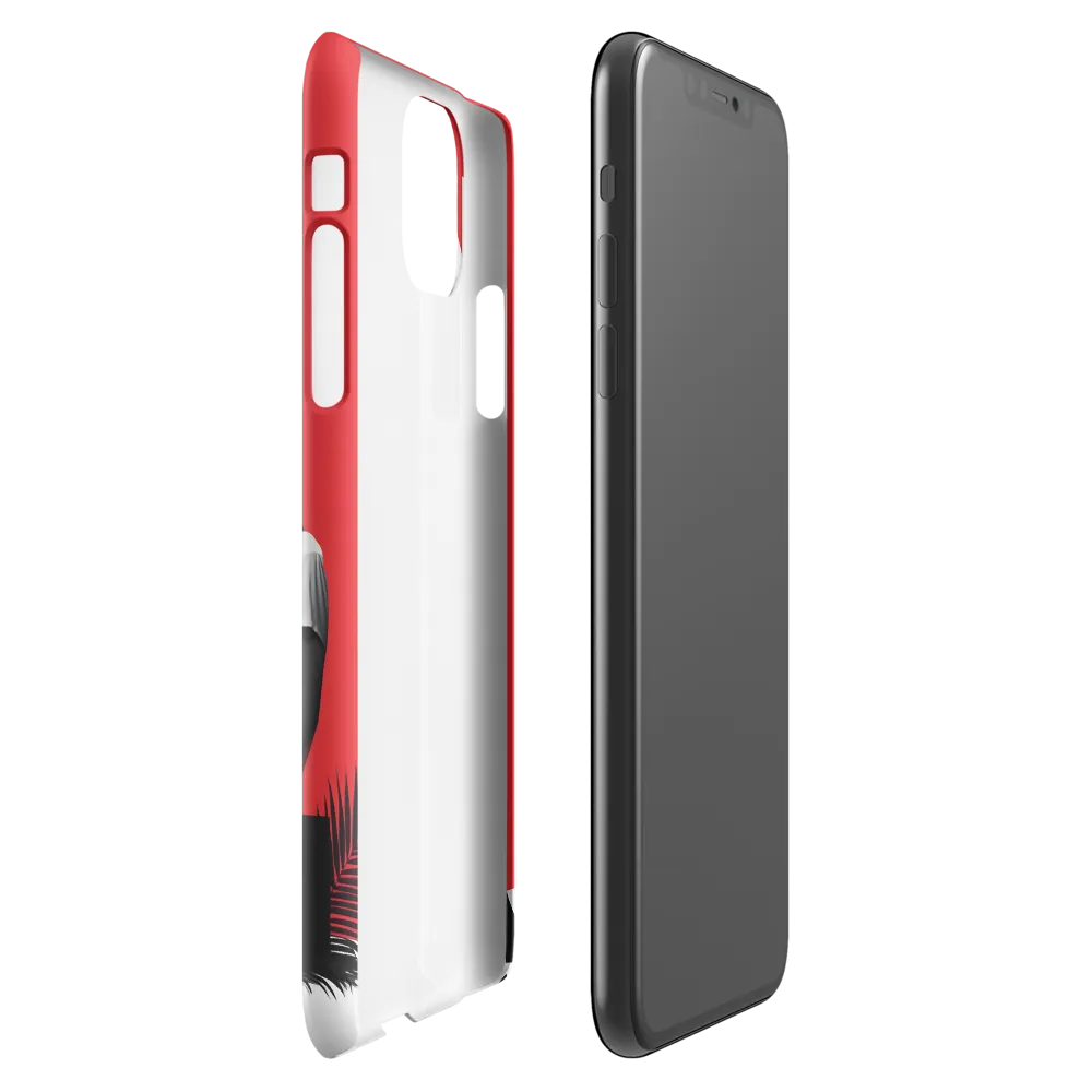 Contemplation in Red | Phone Case |  11 Pro Max | Snap Case | Glossy