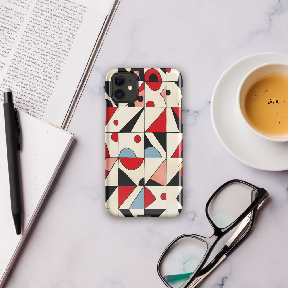Dynamic Geometric Harmony | Phone Case |  11 | Snap Case | Glossy