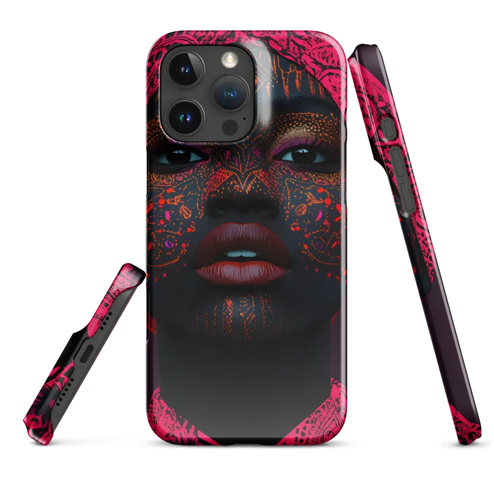 Neon Adornments: A Portrait of Cultural Expression