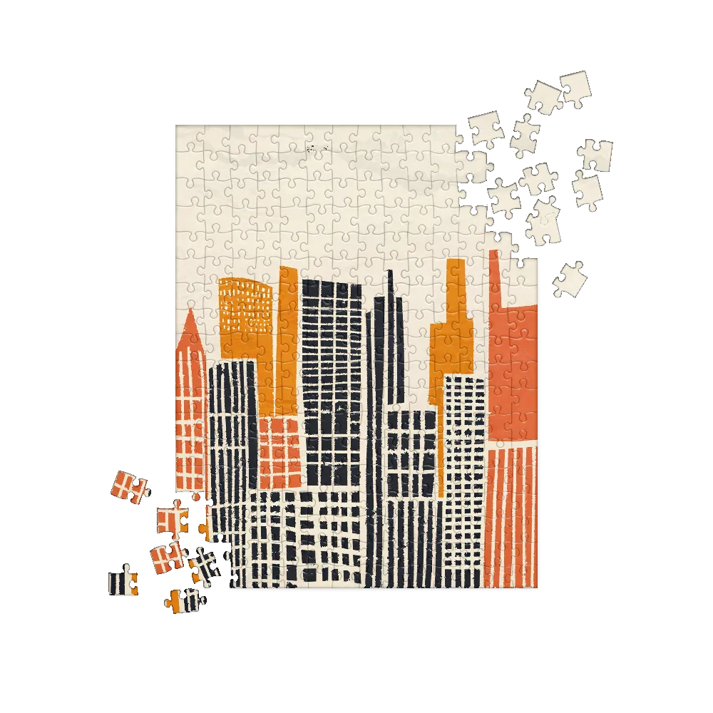 Urban Rhythms: A Graphic Cityscape