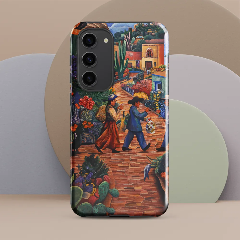 A Mosaic Journey Through Colorful Landscapes