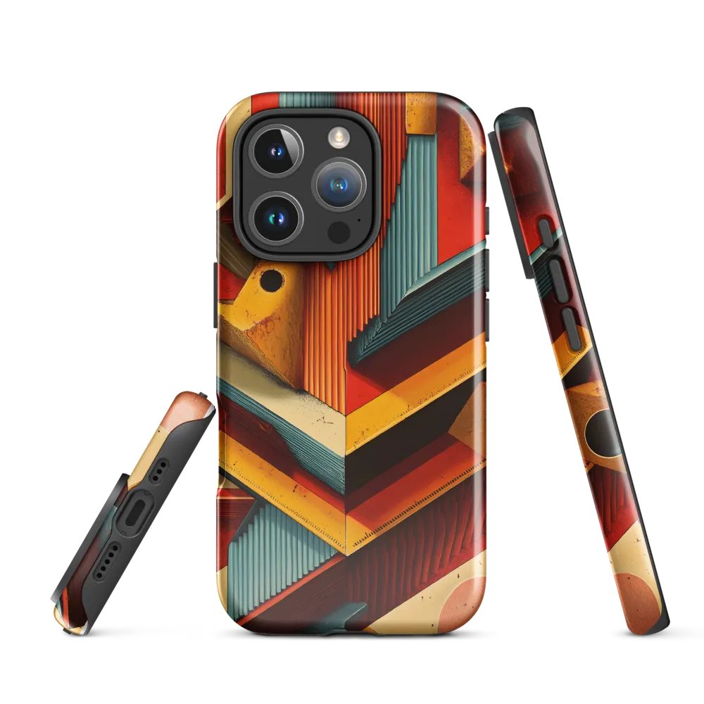 Geometric Harmony | Phone Case |  16 Pro | Tough Case | Glossy