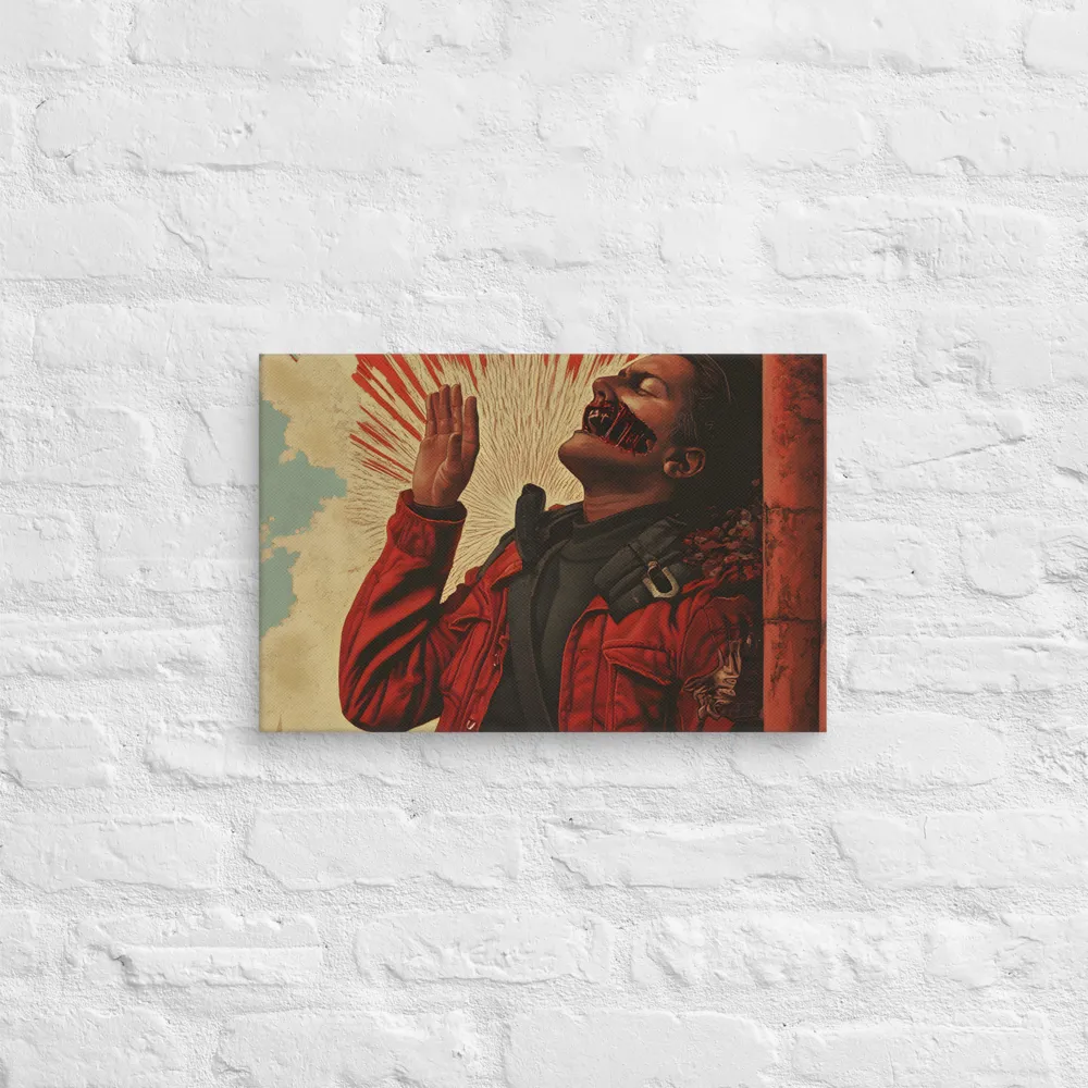Defiant Echoes of Ruin | Canvas | 12″×18″
