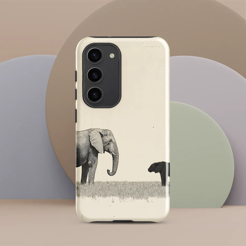 Contrasting Companions | Phone Case |  S23 | Tough Case | Glossy