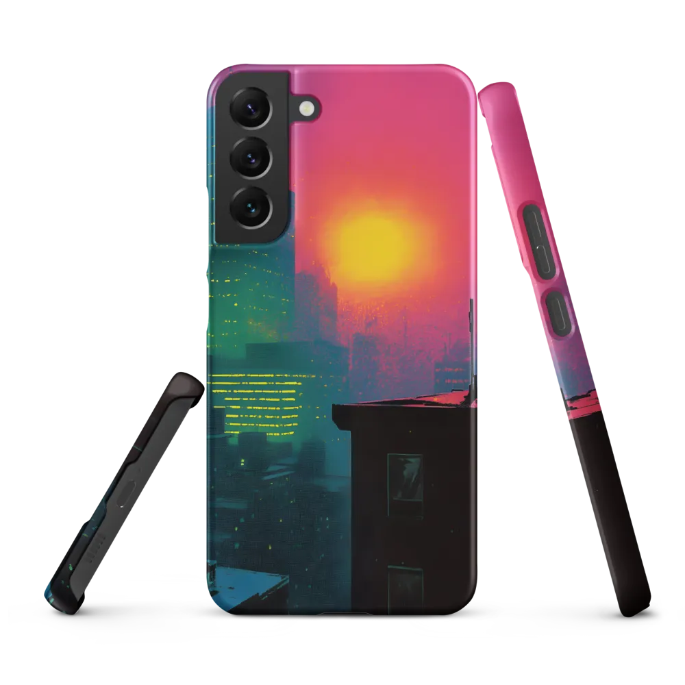 Neon Horizon | Phone Case |  S22 Plus | Snap Case | Matte