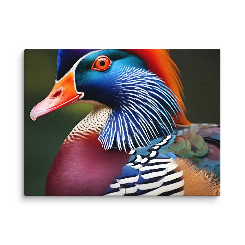 The Majestic Mandarin | Canvas | 9″×12″