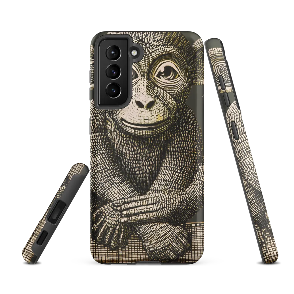 Intricate Primate Portrait