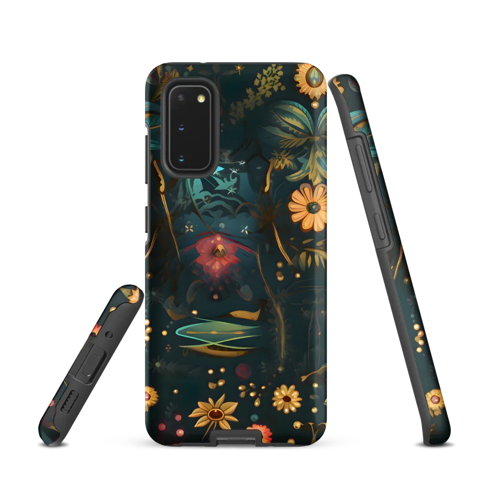 Whimsy in Flora: An Art Nouveau Journey | Phone Case |  S20 | Tough Case | Matte