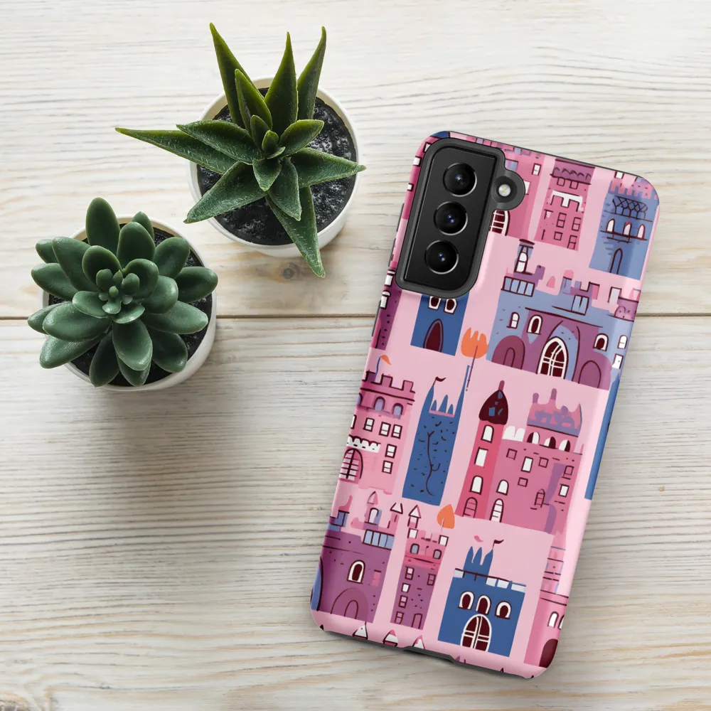 Whimsical Castles: A Playful Tapestry | Phone Case |  S21 Plus | Tough Case | Matte