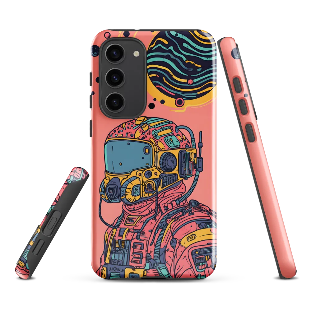 Exploration Beyond: A Digital Astronaut | Phone Case |  S23 Plus | Tough Case | Glossy