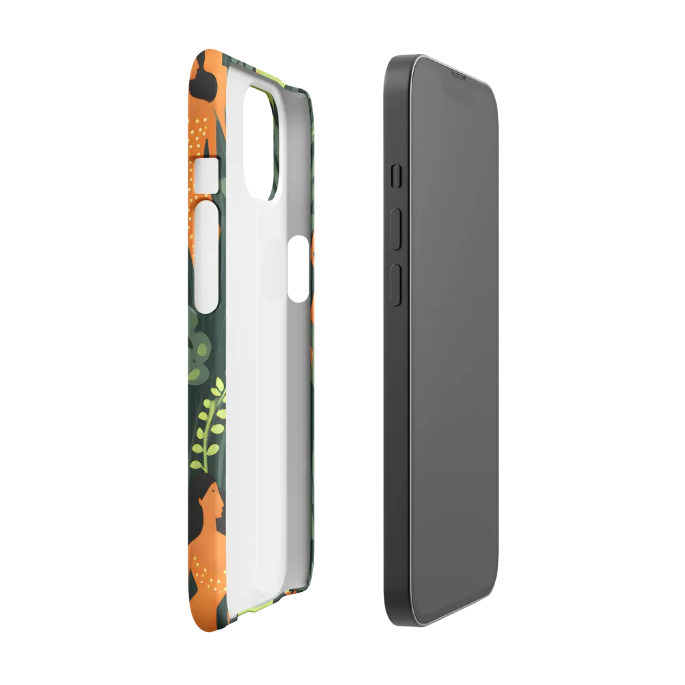 Playful Harmony in Patterns | Phone Case |  13 | Snap Case | Matte