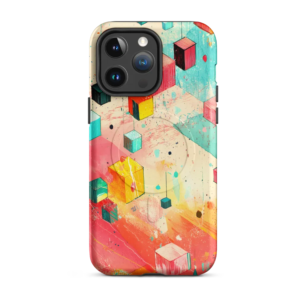 Suspended Cubes in Colorful Abstraction