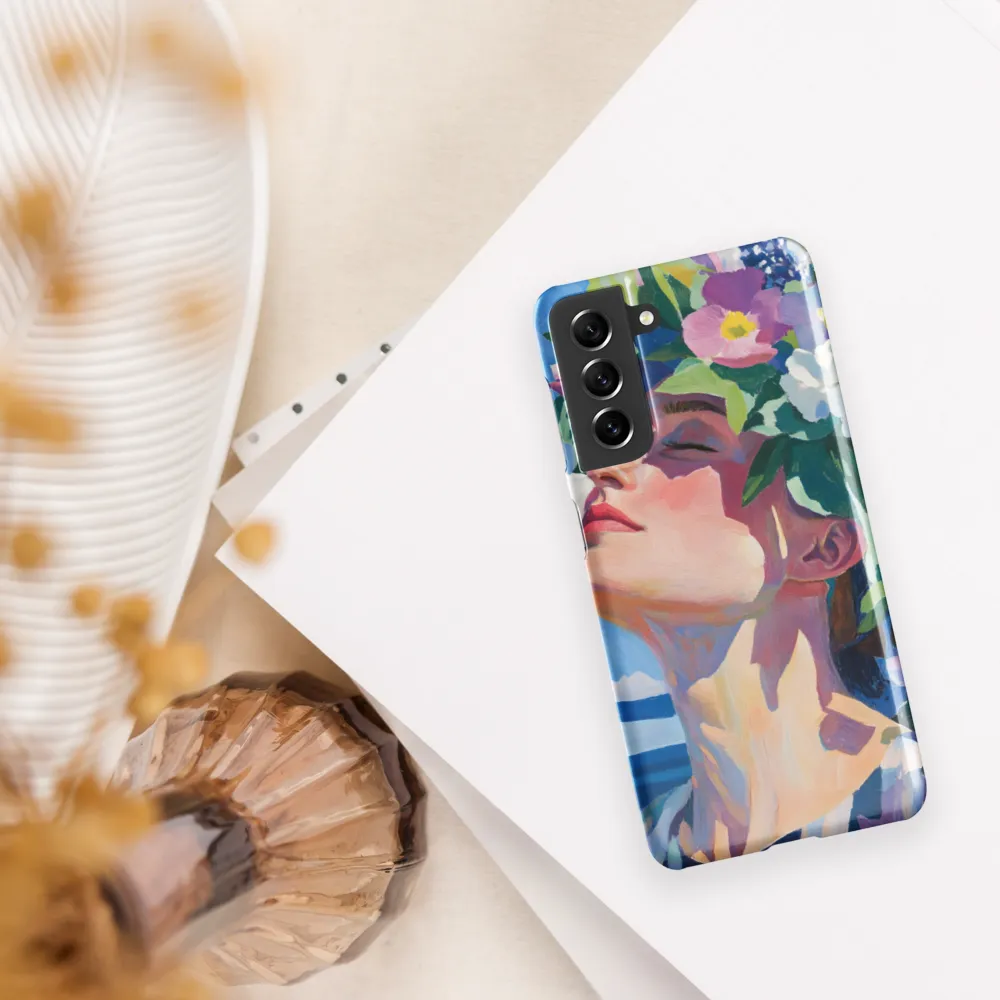 Blossom of Serenity | Phone Case |  S21 | Snap Case | Glossy