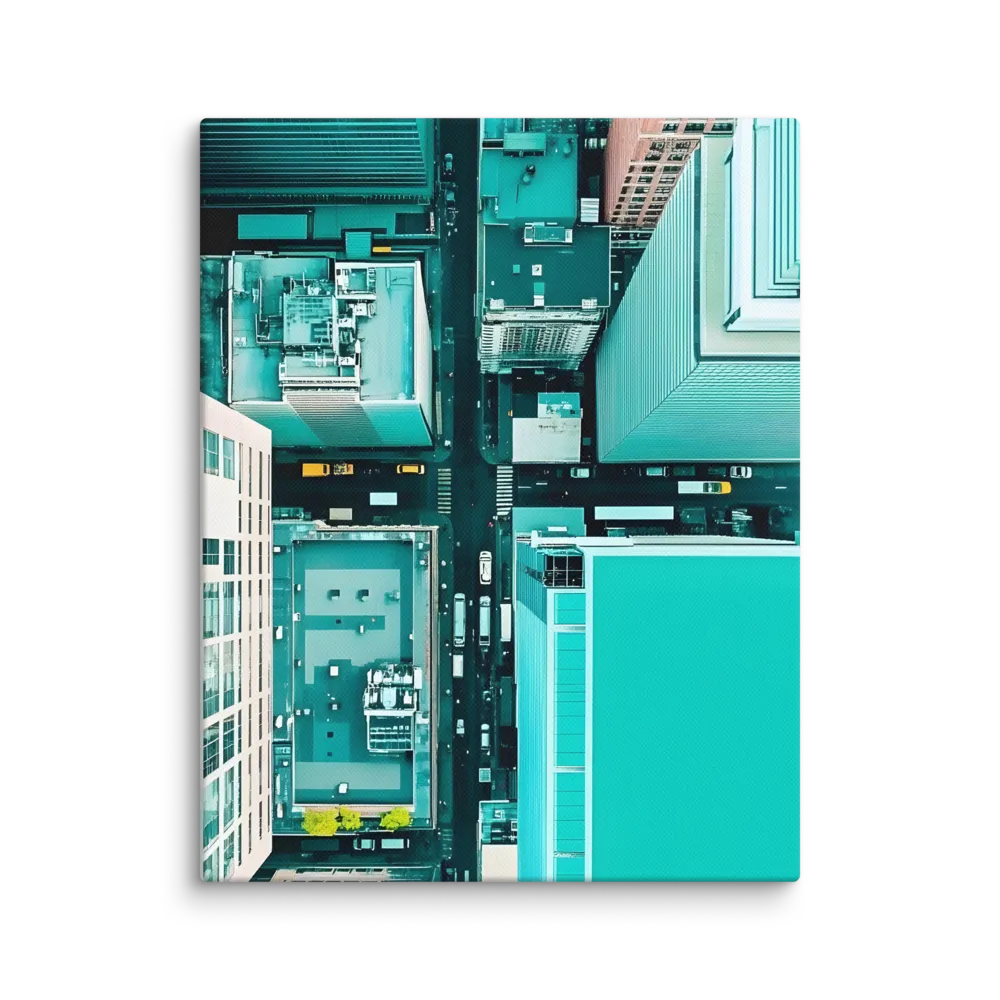Urban Geometry: Aerial Perspective | Canvas | 11″×14″
