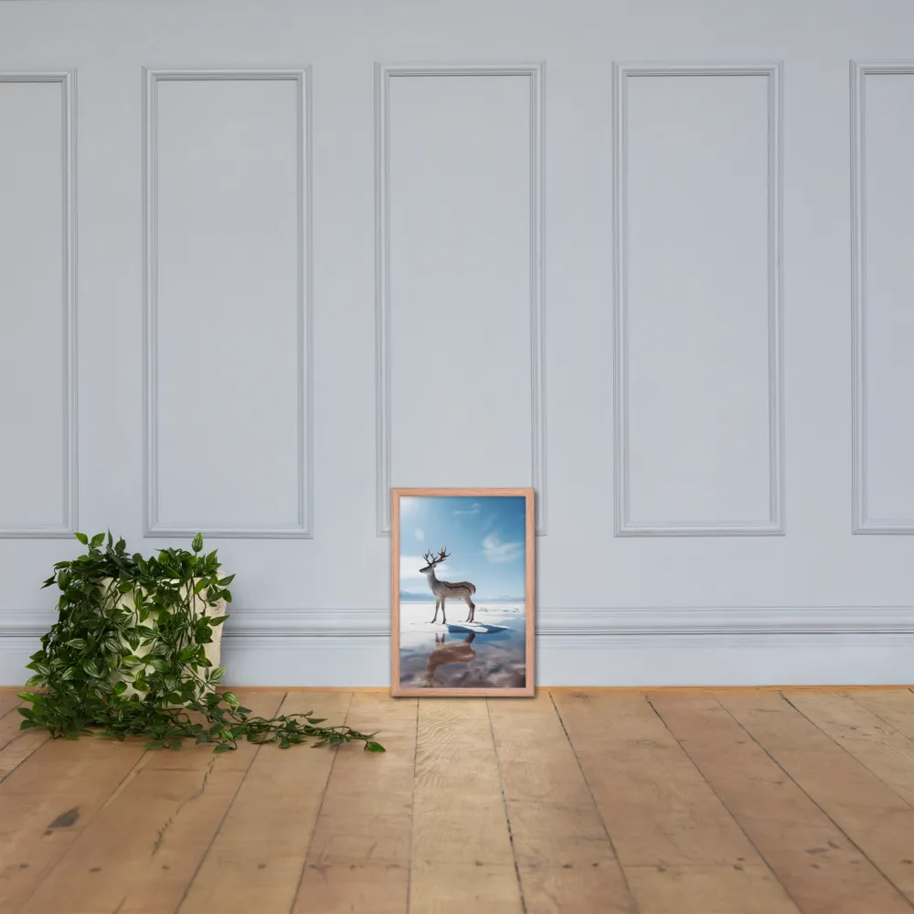 Majesty in Reflection | Poster with Red oak Frame | 12″×18″