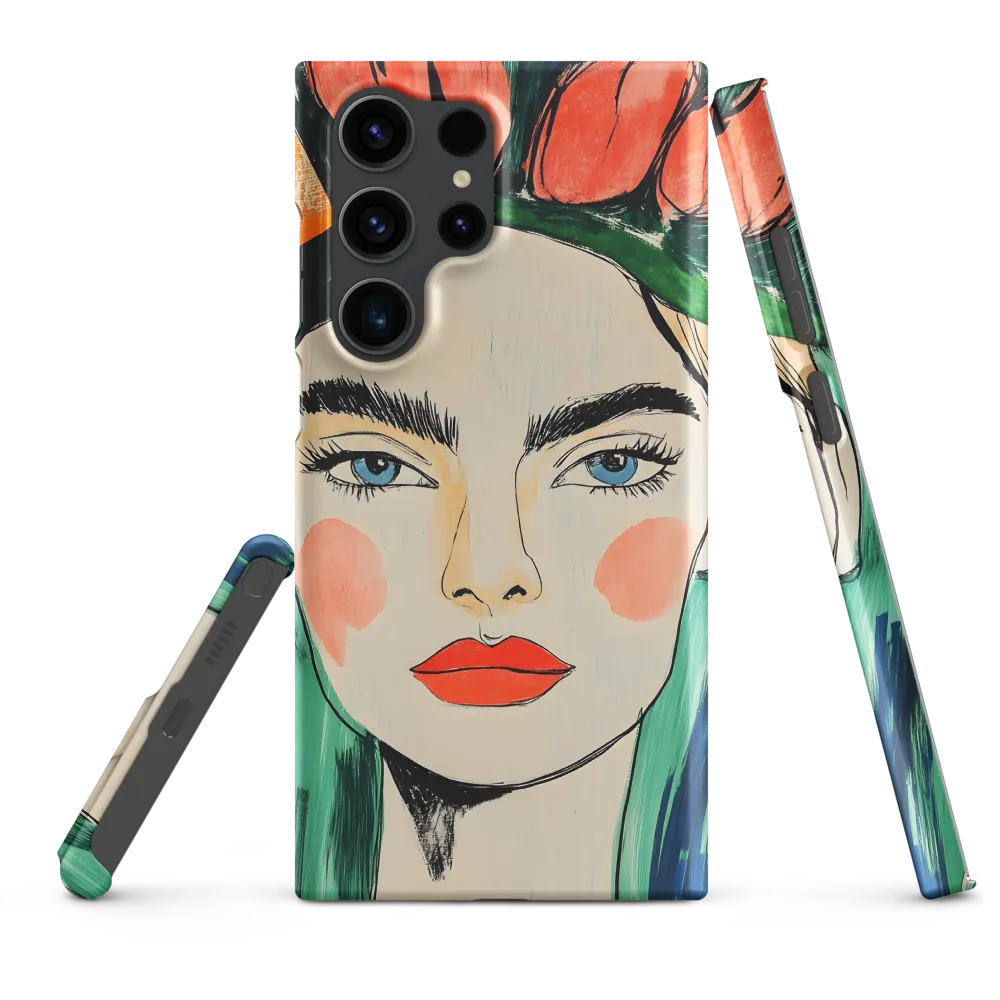 Radiant Bloom: A Serene Portrait