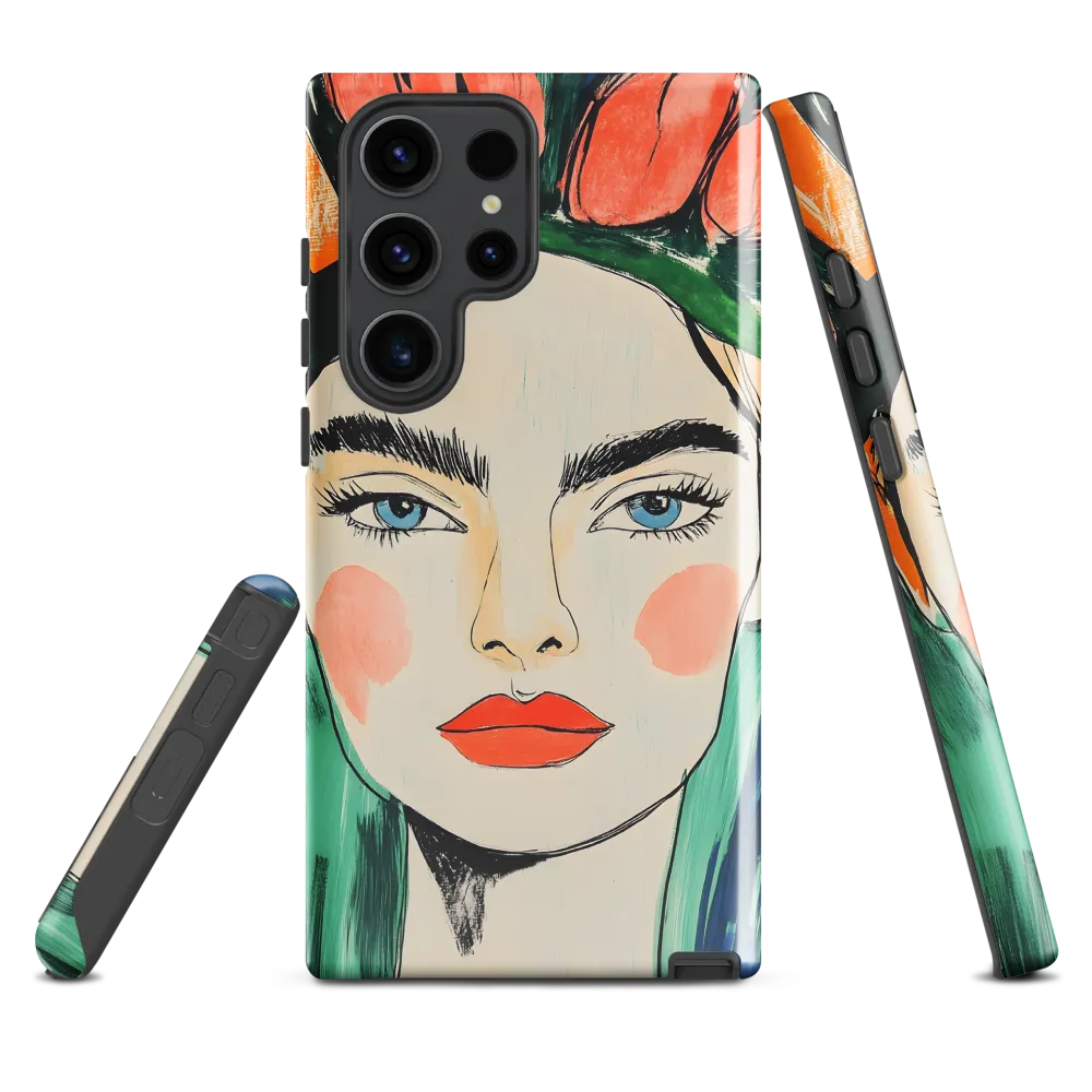 Radiant Bloom: A Serene Portrait