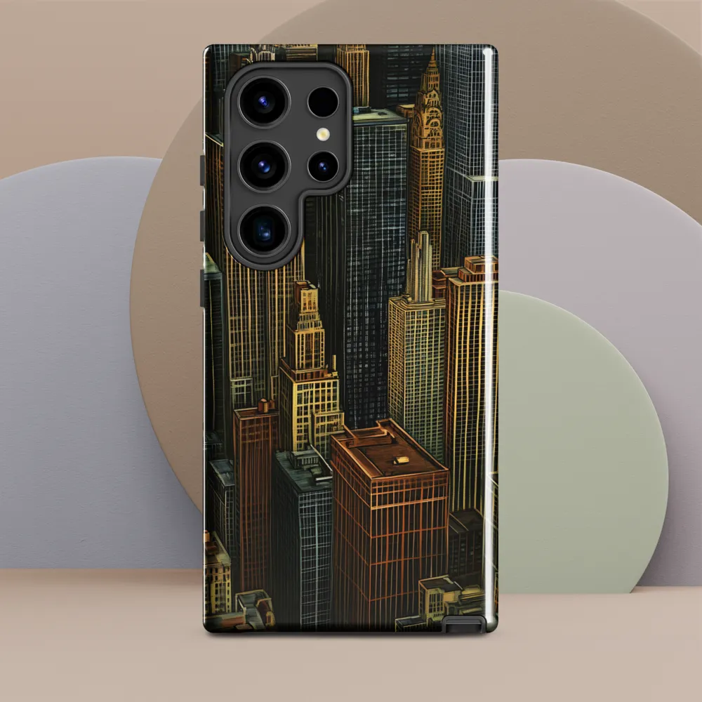 Urban Elegance: A Golden Cityscape