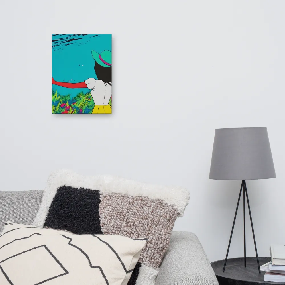 Whimsical Encounter | Canvas | 12″×16″