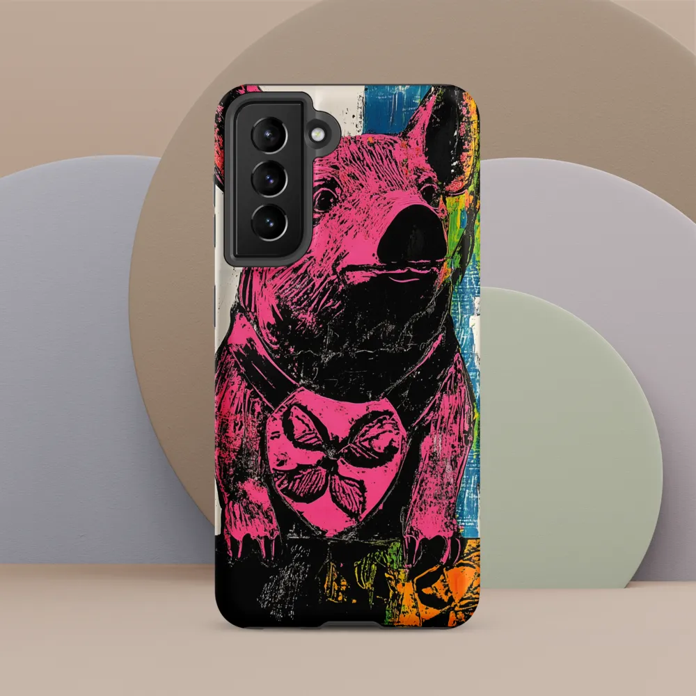 Vibrant Hearted Pig