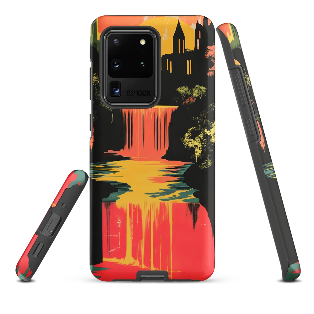 Elysian Echoes: A Surreal Reflections | Phone Case |  S20 Ultra | Tough Case | Matte