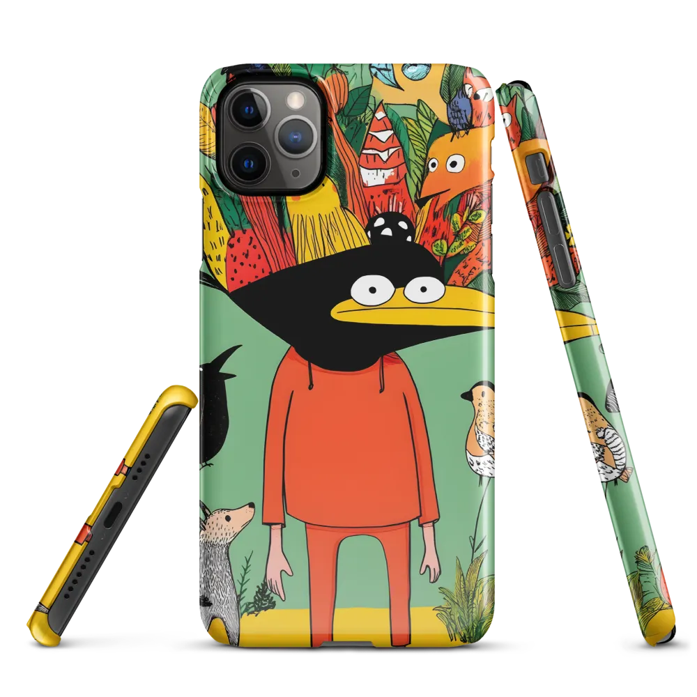 Whimsical Encounter in a Colorful Jungle | Phone Case |  11 Pro Max | Snap Case | Glossy