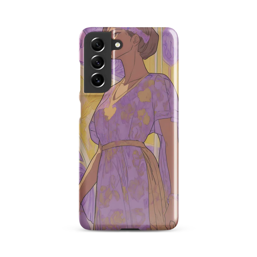 Elegance in Floral Harmony | Phone Case |  S21 FE | Snap Case | Glossy