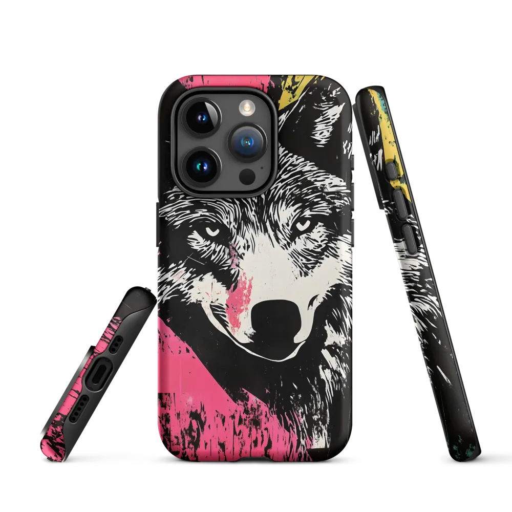 Intense Gaze of the Wolf