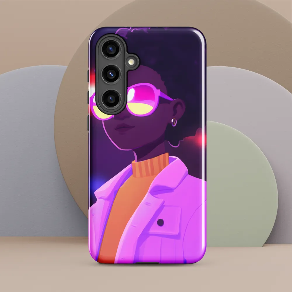 A Vibrant Soul in Shades | Phone Case |  S24 Plus | Tough Case | Glossy