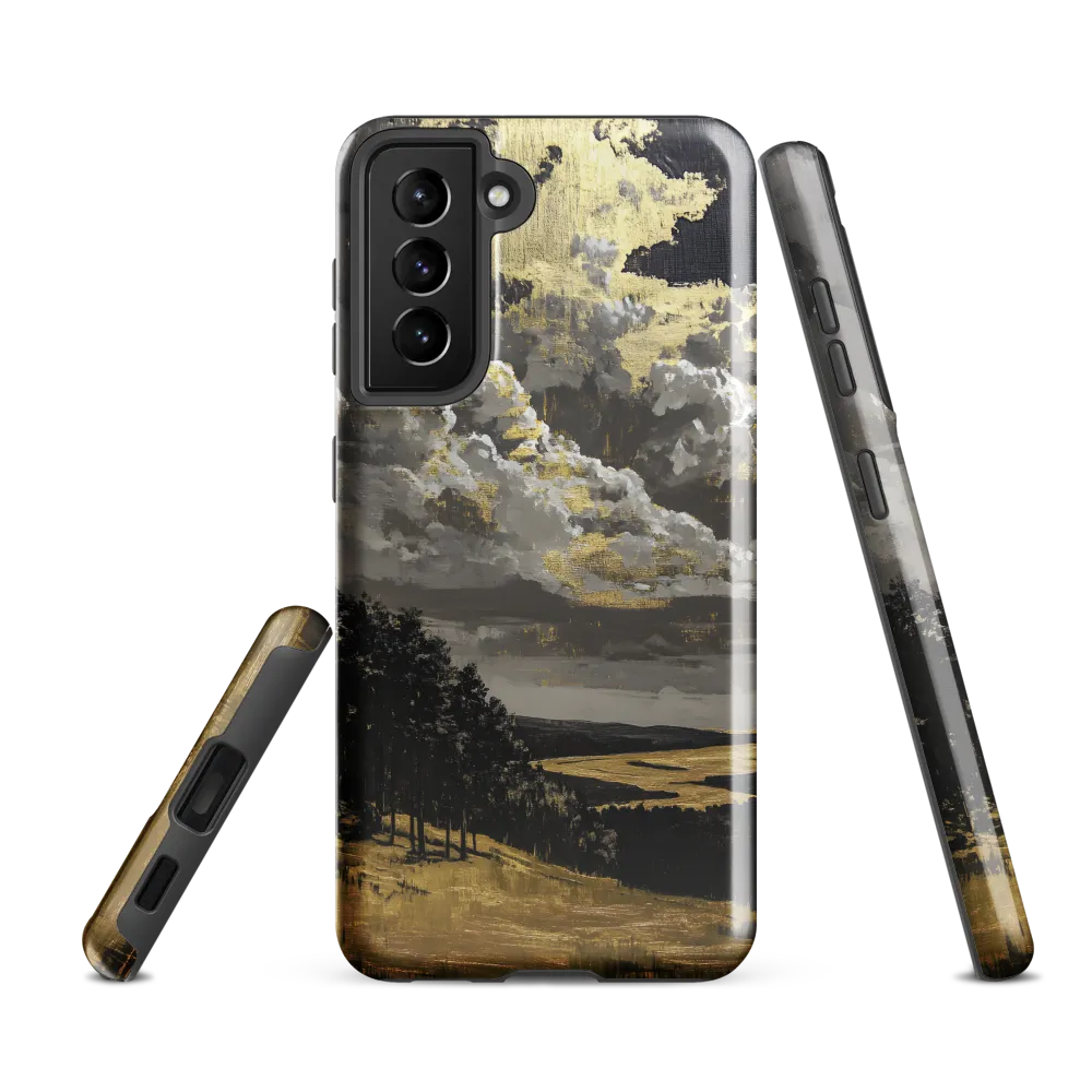 Golden Serenity in a Dramatic Sky | Phone Case |  S21 FE | Tough Case | Glossy