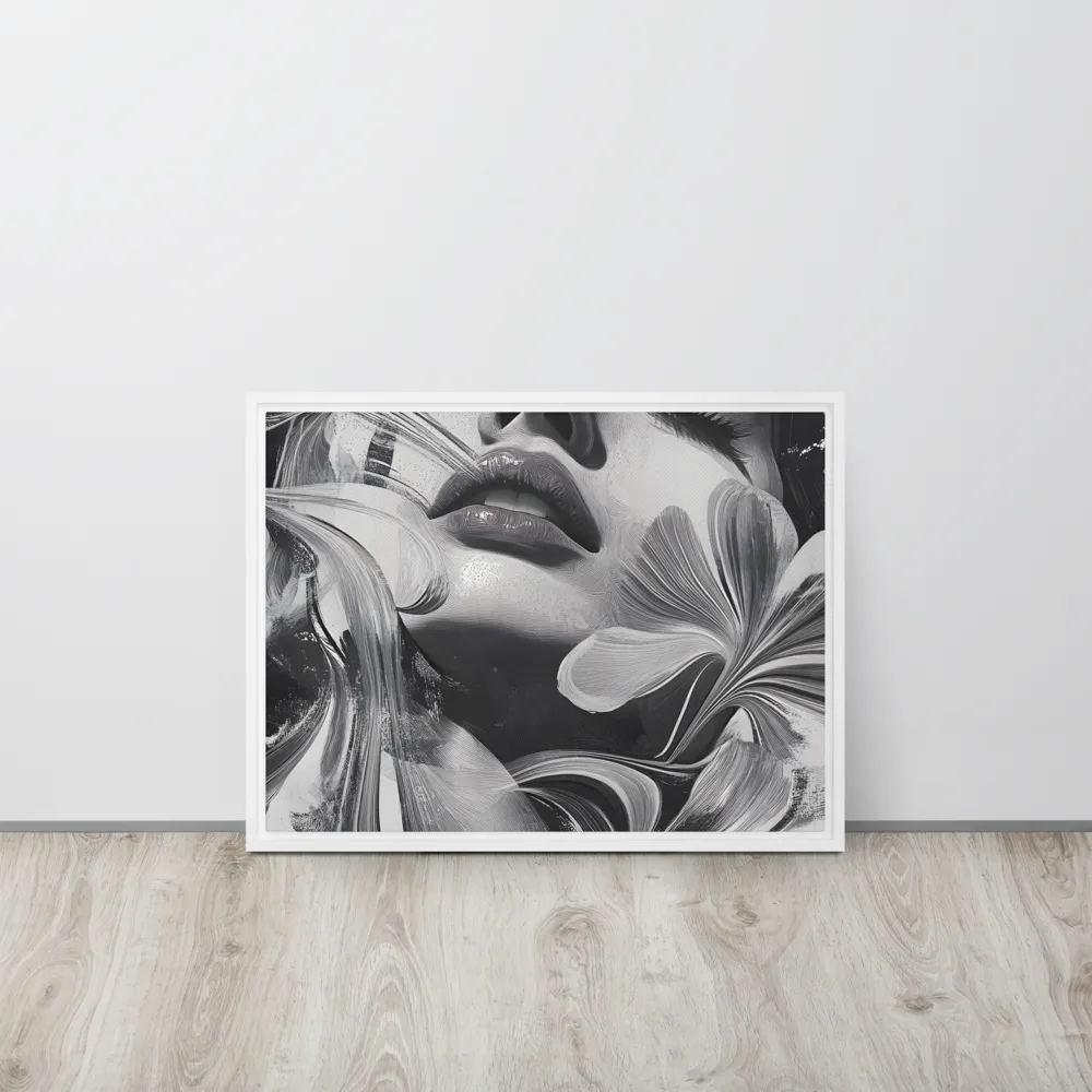 Harmony of Flows | Canvas with White Frame | 18″×24″