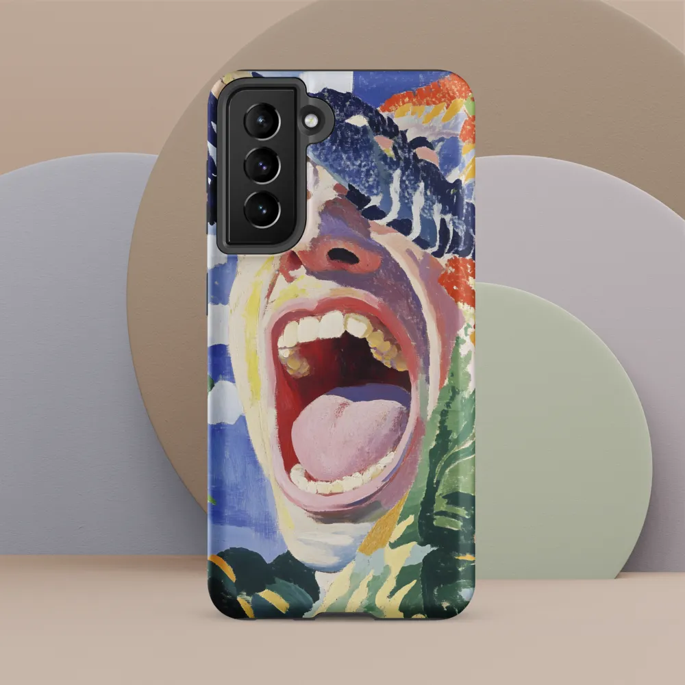 The Echo of Anguish | Phone Case |  S21 FE | Tough Case | Matte