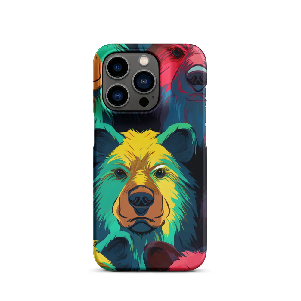 The Colorful Essence of Bears | Phone Case |  14 Pro | Snap Case | Matte