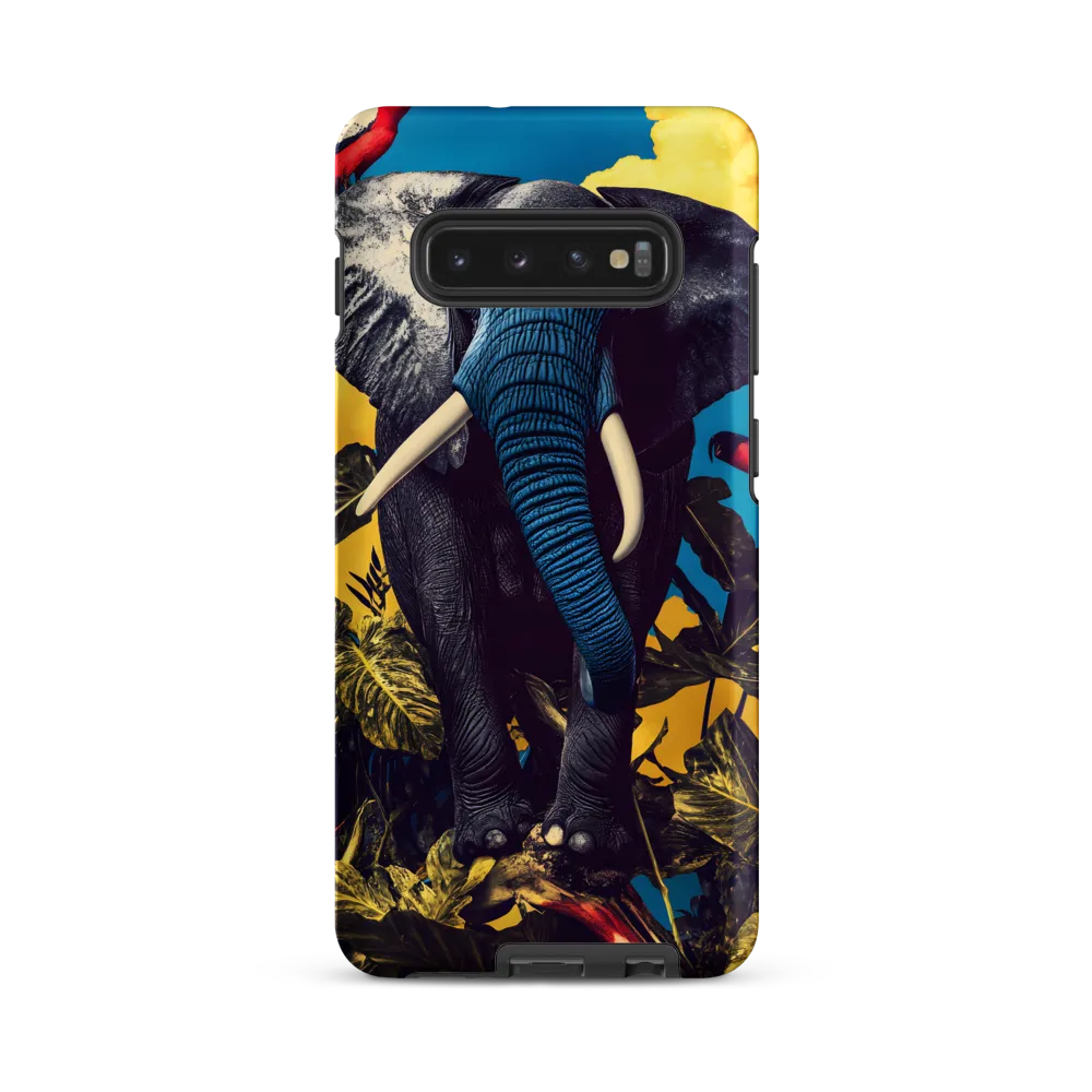 Elephant Dreams in Vibrant Colors | Phone Case |  S10 Plus | Tough Case | Matte