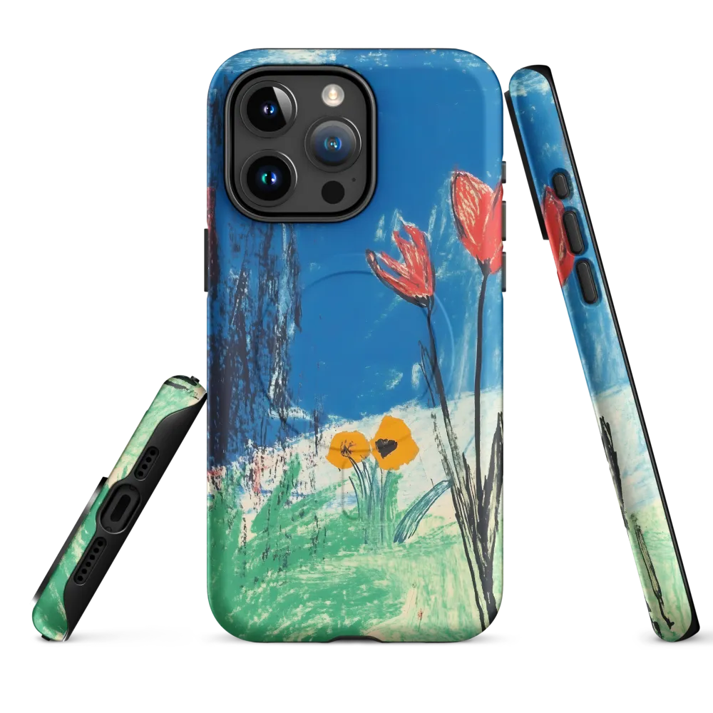 Joyful Blossoms in Blue