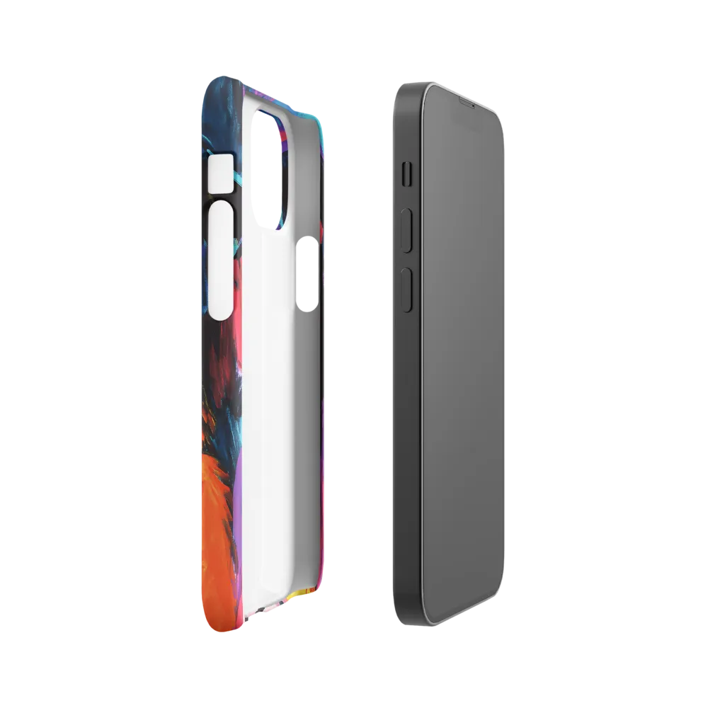 Vibrant Companions: An Expression of Canine Spirit | Phone Case |  13 Mini | Snap Case | Matte