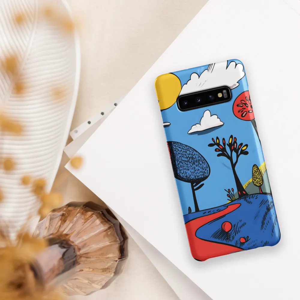 A Playful Journey Through Whimsical Woods | Phone Case |  S10 Plus | Snap Case | Matte