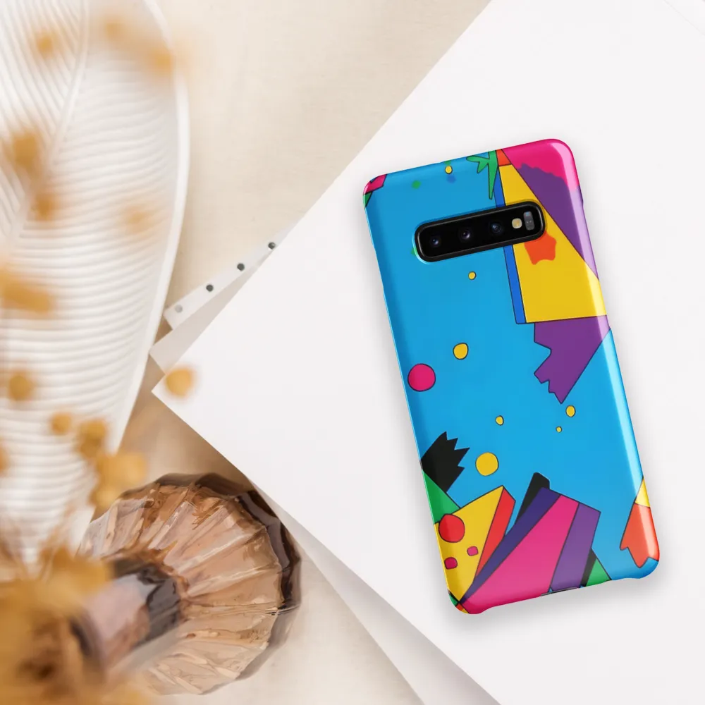 Colorful Geometric Playfulness | Phone Case |  S10 Plus | Snap Case | Glossy