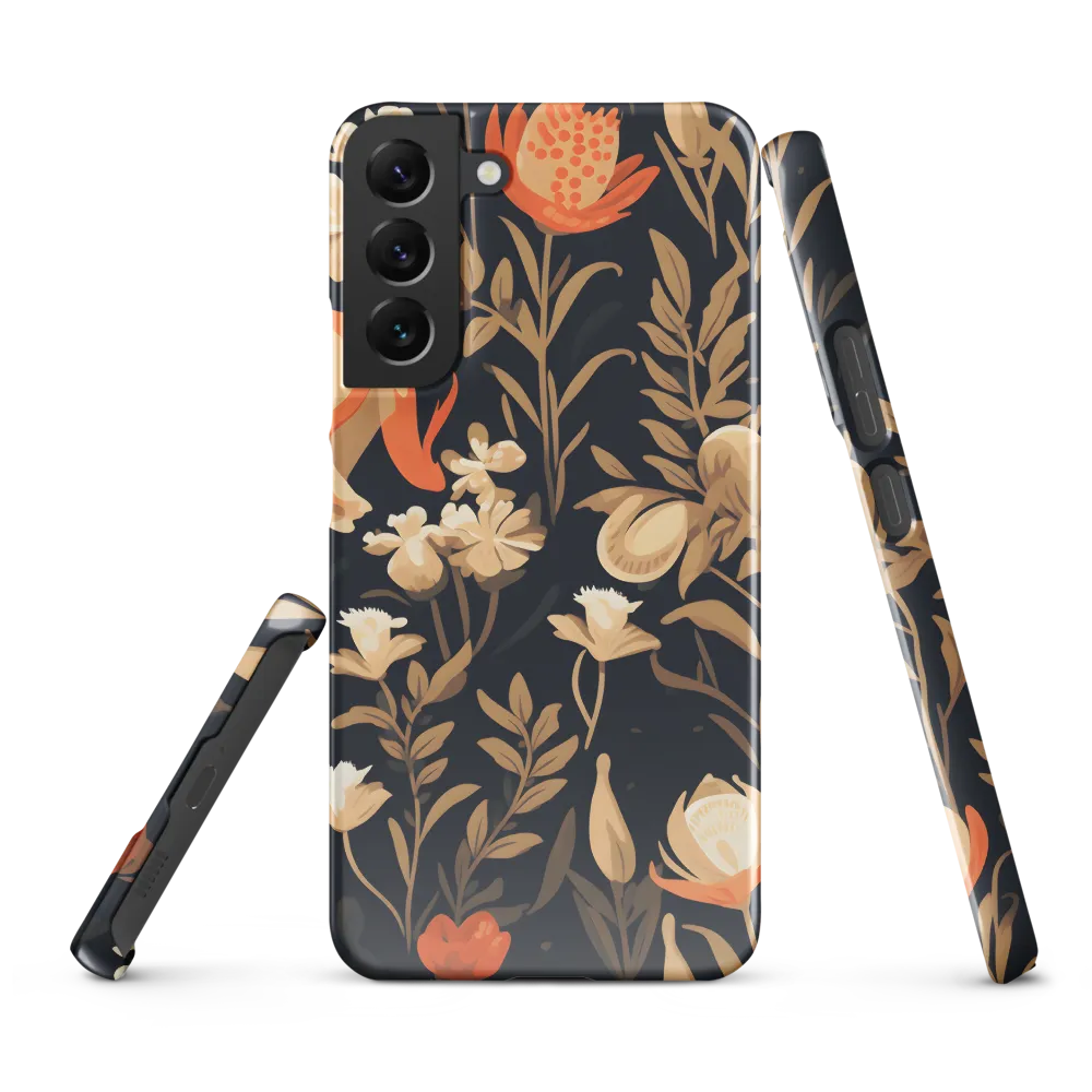 Floral Harmony: A Dance in the Dark