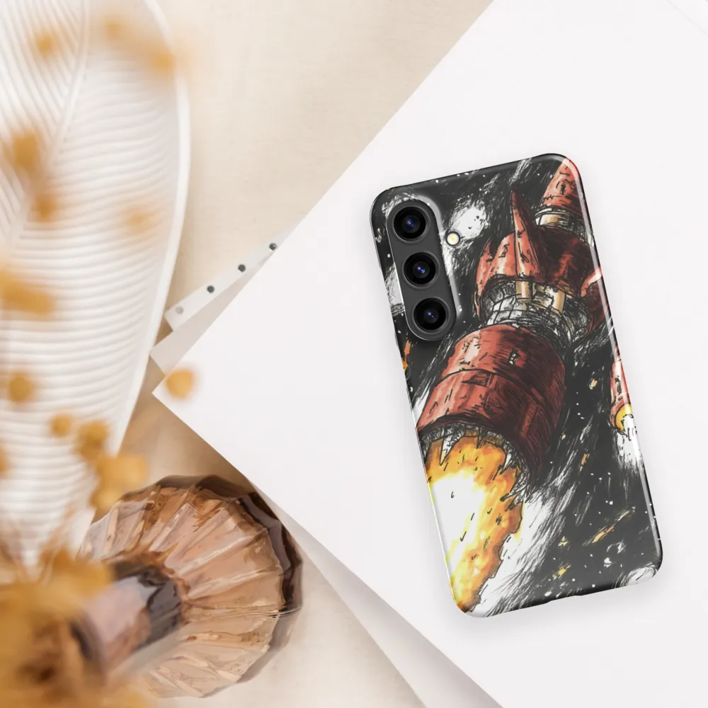 Ignition in the Abyss | Phone Case |  S24 Plus | Snap Case | Glossy