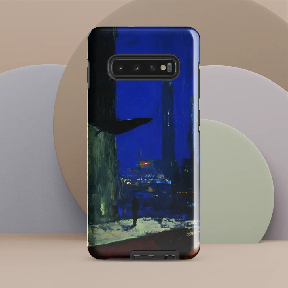 Glimmering Solitude: A Nightscape | Phone Case |  S10 Plus | Tough Case | Glossy